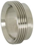 Recessed Threaded Bevel Seat Ferrules - 304 Stainless Steel